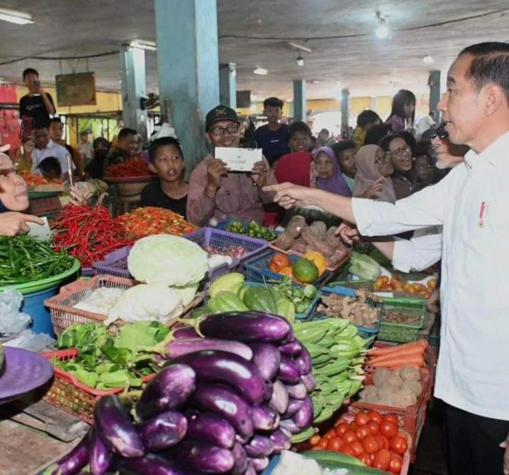 Jokowi Kaget Saat Cek Harga Sembako di Kalimantan Tengah